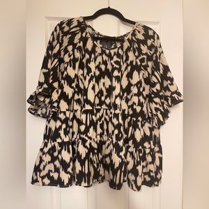 ShEIN Curve Babydoll Blouse